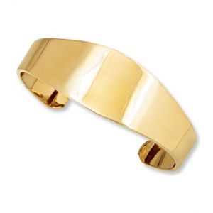 Kay Jewelers Polished Cuff Bangle 14K Yellow Gold- Gold.jpg